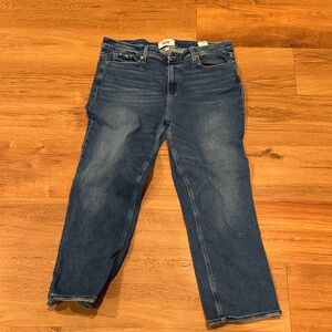 PAIGE Dark Blue Ankle Jeans